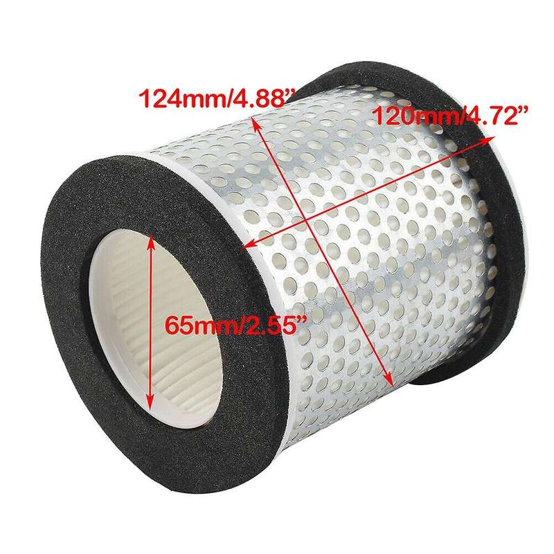 Motorcycle Air Filter Intake Cleaner 65mm for XJ600S XJ600N XJ900S Diversion FZ700 FZ750 RT FZR1000