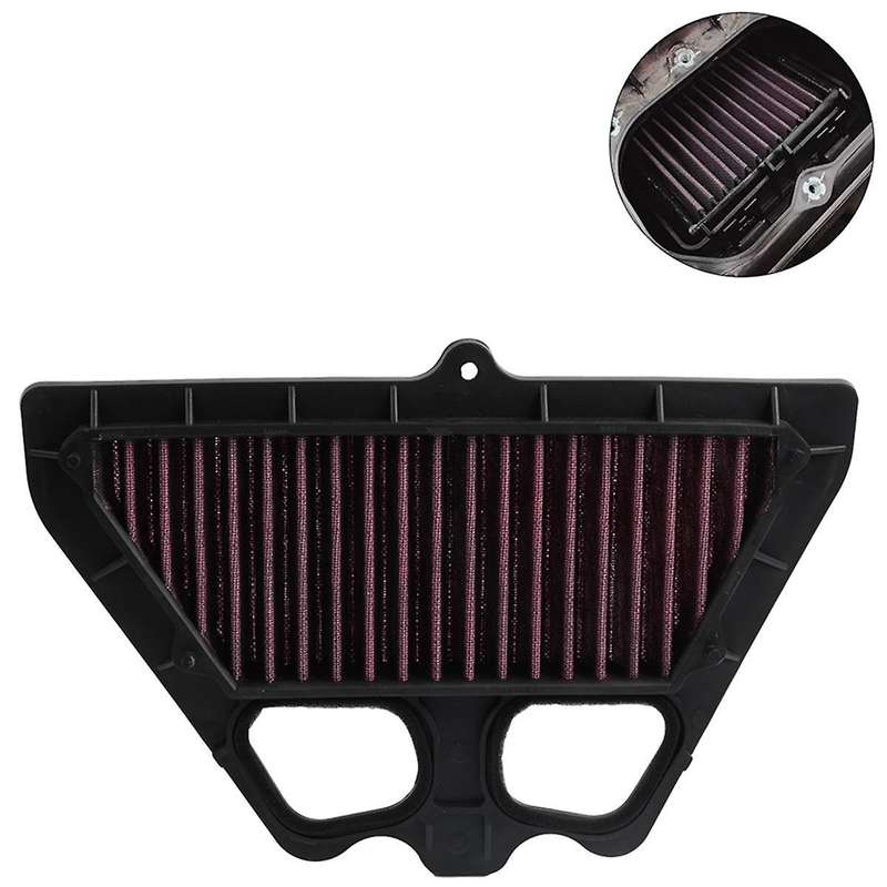 Motorcycle Air Intake Filter Cleaner for Z900 Zr900 2017 2018 2019 2020 2021 2022