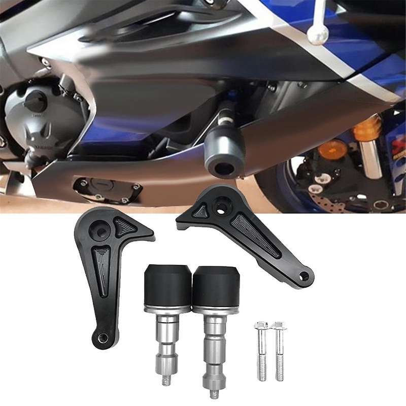 Motorcycle Aluminium Alloy Falling Protection Frame Slider Crash Pad Protector for Yzf-r6 2017-2022