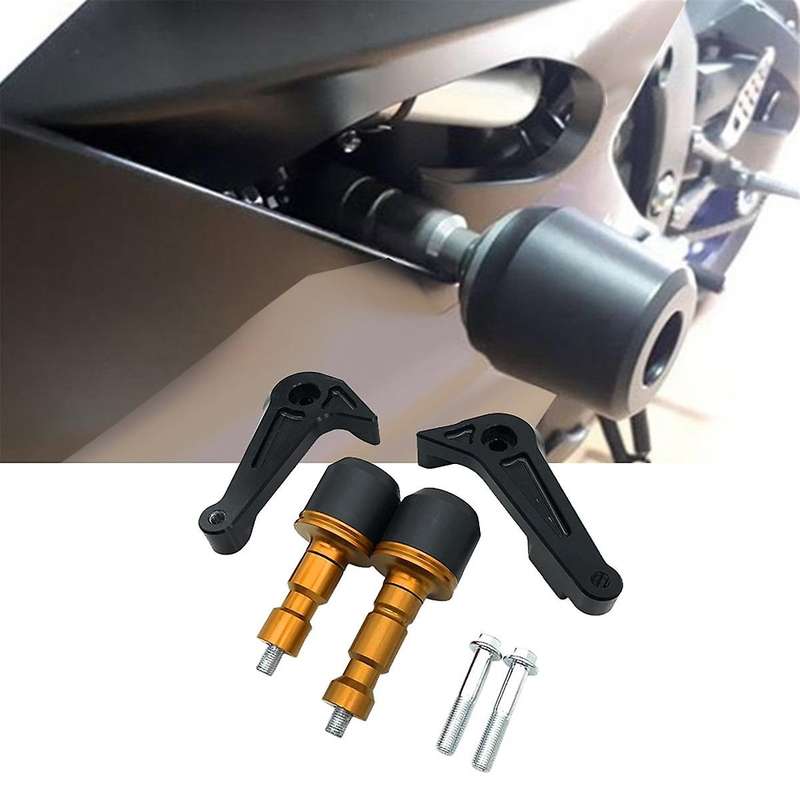 Motorcycle Aluminium Alloy Falling Protection Frame Slider Crash Pad Protector for YZF-R6 2017-2022