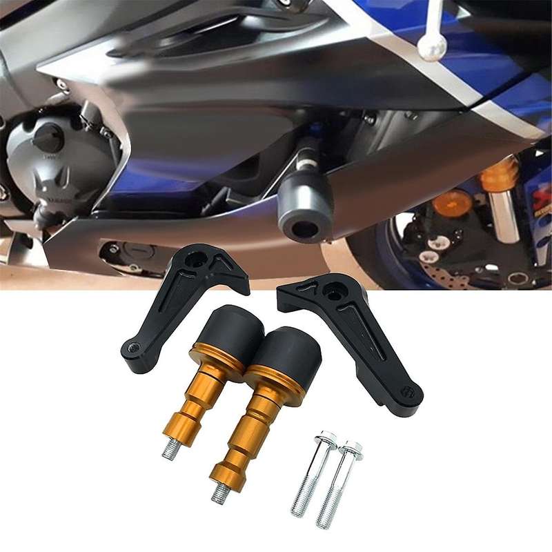 Motorcycle Aluminium Alloy Falling Protection Frame Slider Crash Pad Protector for YZF-R6 2017-2022