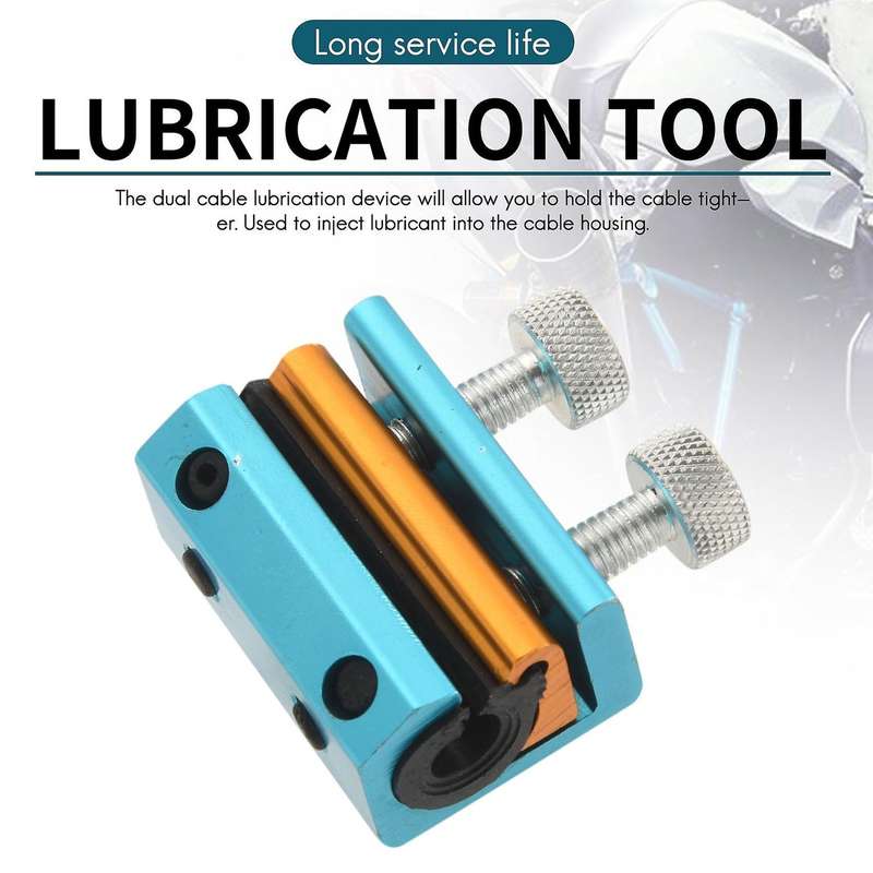 Motorcycle Aluminium Cable Lube Tool Cable Lubrication Wire Oiler Motorbike Brake Line Cable Refueli