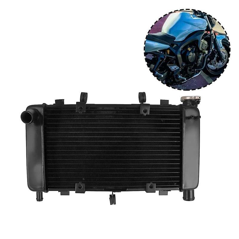 Motorcycle Aluminium Engine Radiator Cooler Cooling System Water Tank for FZ600 FZ6N FZ6 2004-2010