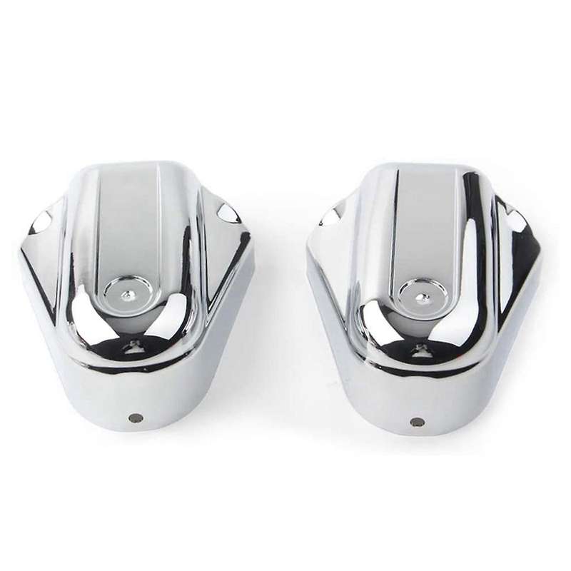 Motorcycle Bar Shield Rear Wheel Axle Covers Swingarm Cap for Softail Flstc Flstn Custom 2008-2017