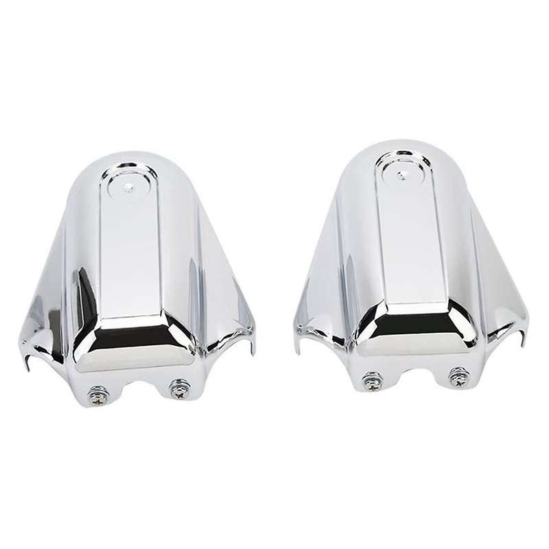 Motorcycle Bar Shield Rear Wheel Axle Covers Swingarm Cap for Softail Flstc Flstn Custom 2008-2017