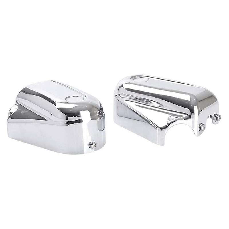 Motorcycle Bar Shield Rear Wheel Axle Covers Swingarm Cap for Softail Flstc Flstn Custom 2008-2017
