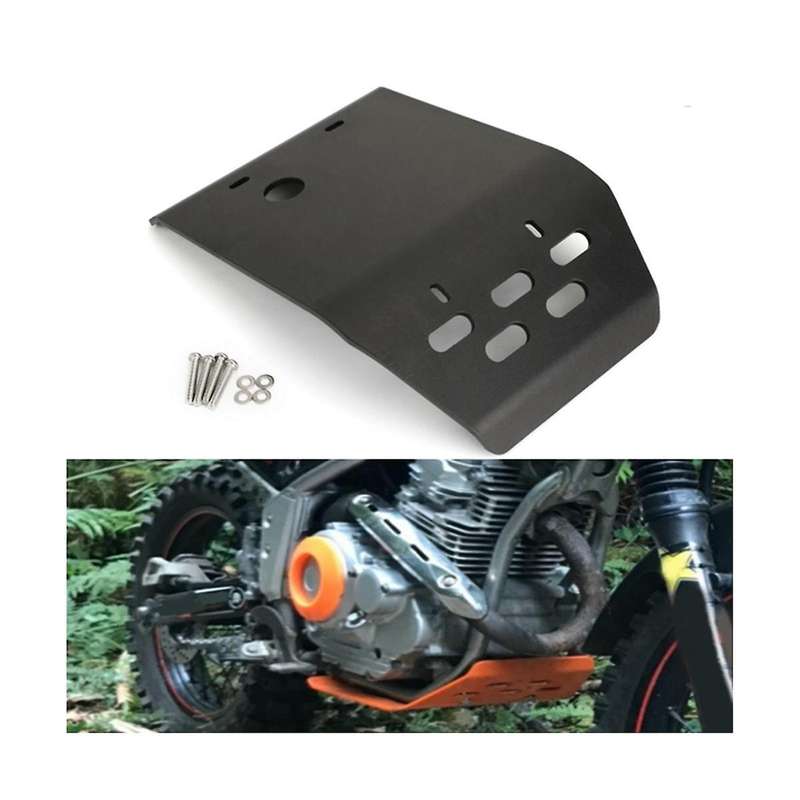 Motorcycle Black Engine Guard Cover Skid Plate for Serow Xt250 Tricker Xg250 Co