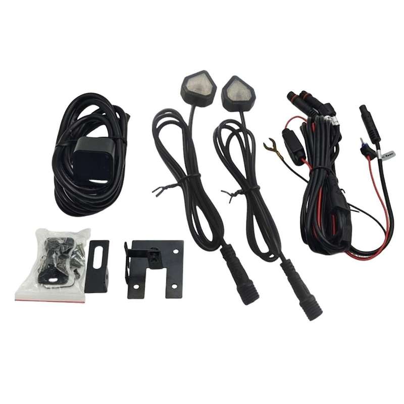 Motorcycle Blind Spot Detection System 77ghz Millimeter Wave Radar Reversing Sensor Change Safe 50m