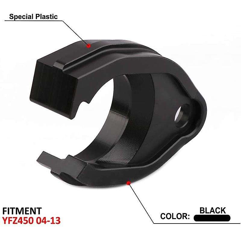 Motorcycle Black Plastic Swingarm Swing Arm Chain Guide Buffer Slider Seal Guard for YFZ450 YFZ 450