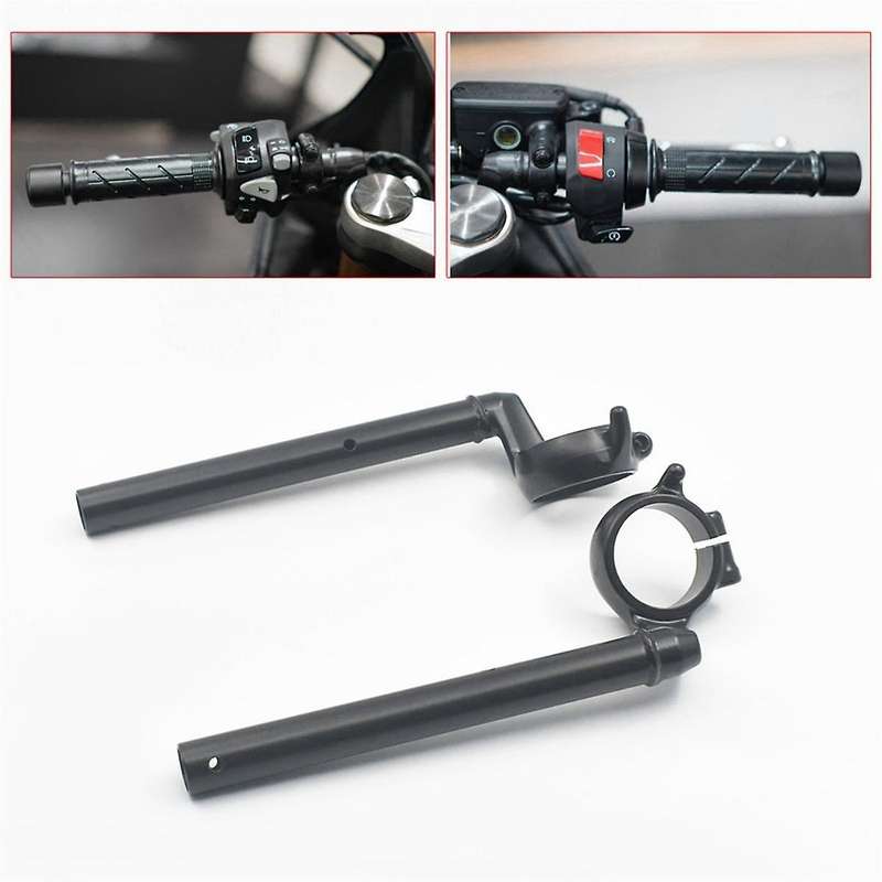 Motorcycle Black Right Handle Bar Clip-on Fork Tube Handlebars for CBR650R 650R 2019-2023