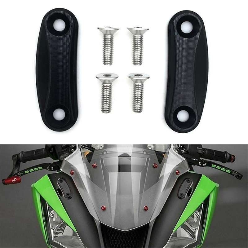 Motorcycle Block OFF Plate Mirror Chassis Code Cap Base for ZX10R 2016-2023 ZX6R 2019-2023 Accessori