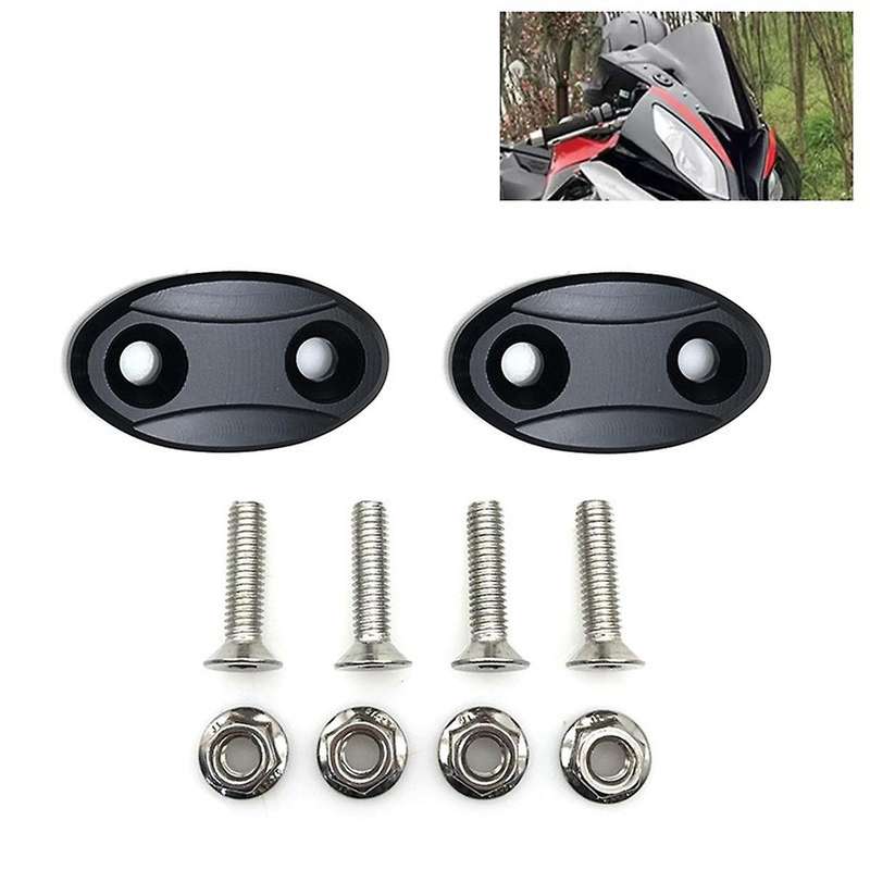 Motorcycle Block Off Plate Rear View Mirror Hole Cover for S1000rr 2009-2019 R1 2007-2014 Accessori