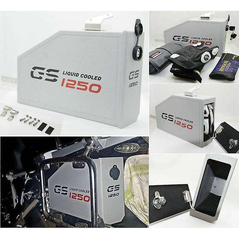 Motorcycle Box Toolbox 5 Liters for Left Side Bracket for R1250GS LC Adventure R 1250 GS Tool Box 20