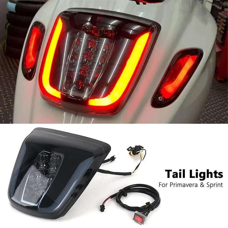 Motorcycle Brake Tail Light Turn Signals LED Integrated for Sprint 150 125 SPRINT