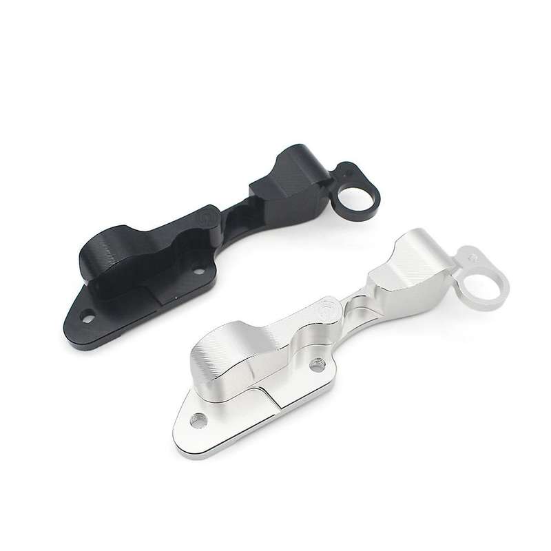 Motorcycle Caliper Adapter Code Brake Caliper Rotor Adapter Brackets for 6 Days Sei Giorni(Silver)
