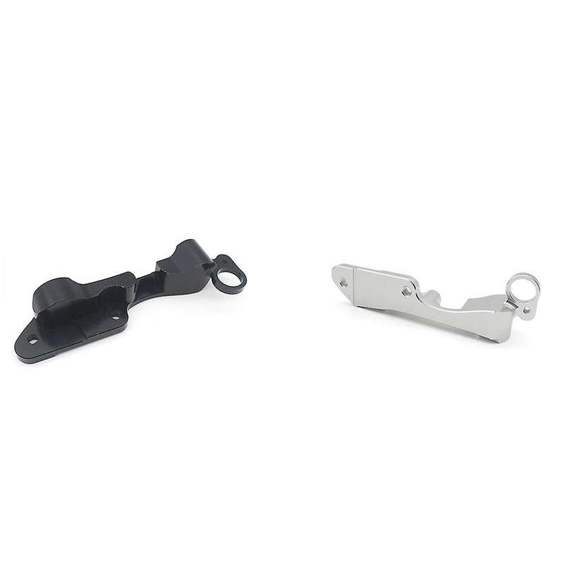 Motorcycle Caliper Adapter Code Brake Caliper Rotor Adapter Brackets for 6 Days Sei Giorni(Black)
