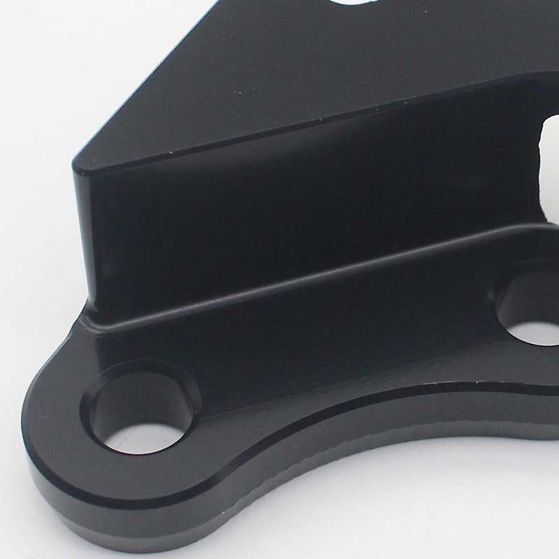 Motorcycle Caliper Adapter Code Brake Caliper Rotor Adapter Brackets for GTS300 GTV300 300(Black)