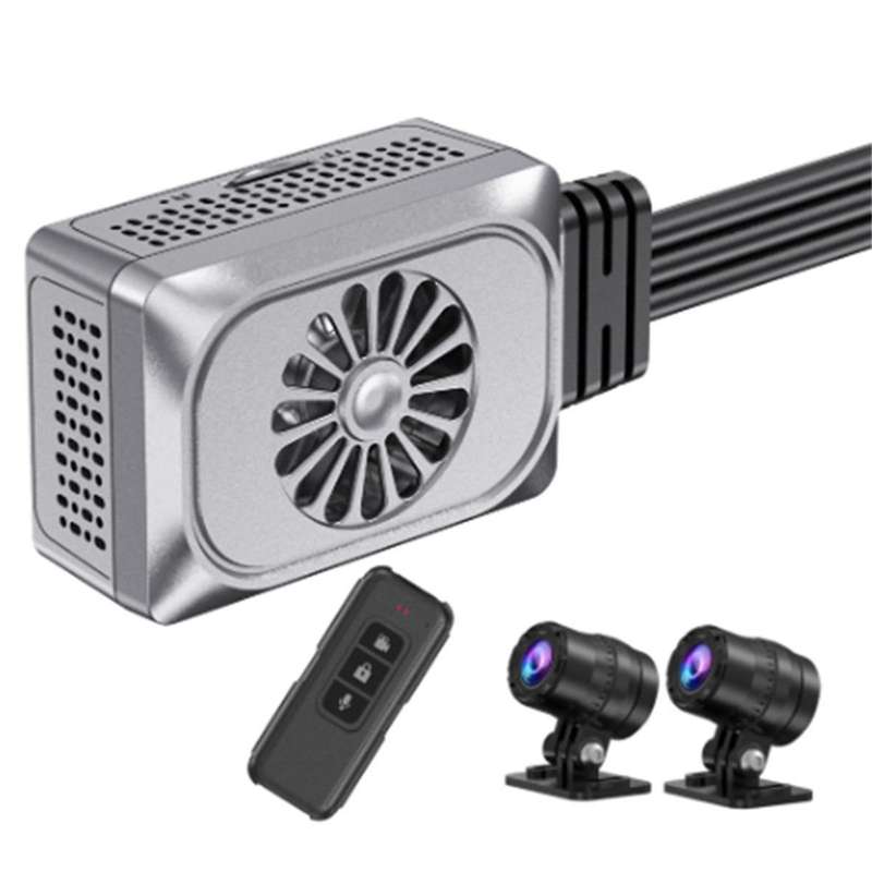 Motorcycle Camera WiFi No Screen Ultra HD 2K + 2K GPS Motocycle DVR 1440P Dual Lens Waterproof Moto