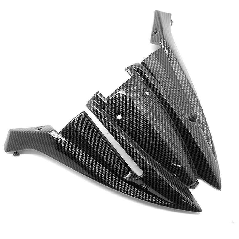 Motorcycle Carbon Fiber Finish Front Middle Headlight Fairing for Ninja 650 Er6f 2012-2016