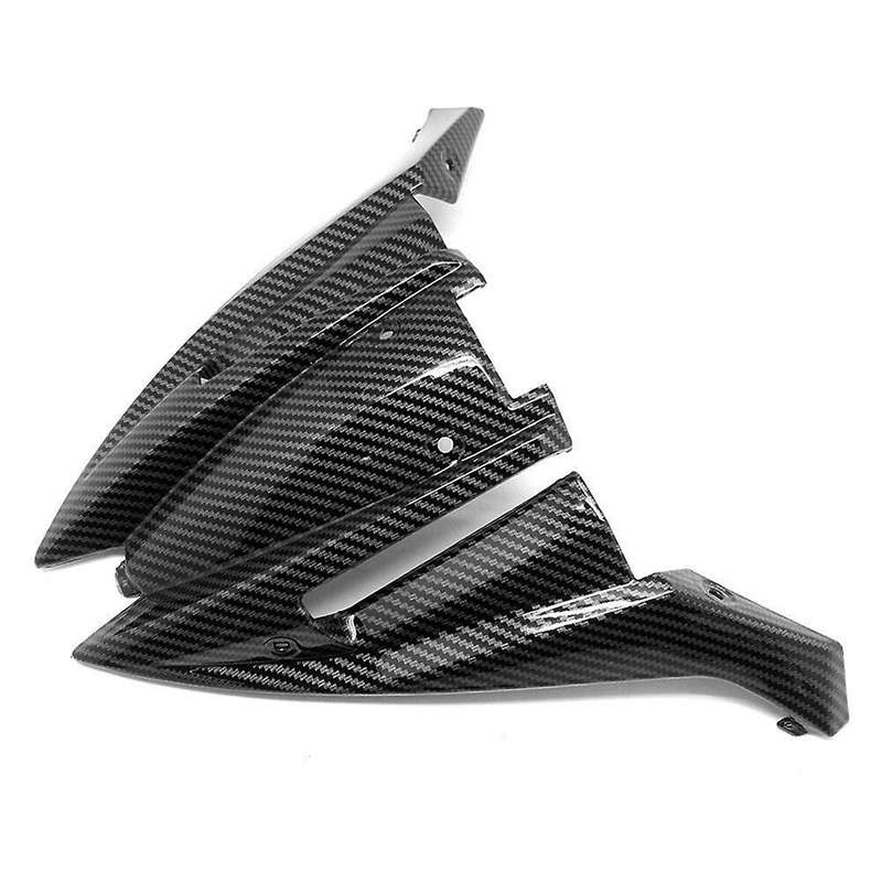 Motorcycle Carbon Fiber Finish Front Middle Headlight Fairing for Ninja 650 Er6f 2012-2016