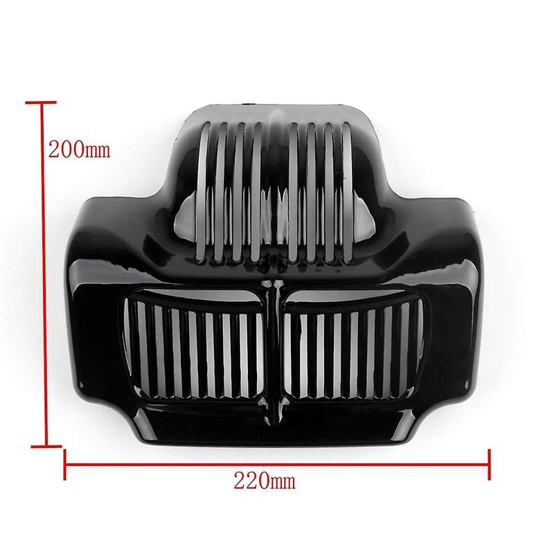 Motorcycle Cap for Touring Street Glide Road FLHX FLTR FLHT 2011-2016,Black