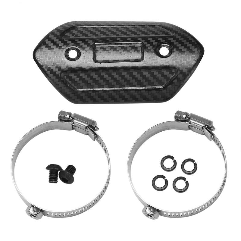 Motorcycle Carbon Fiber Exhaust Pipe Protector Heat Shield Guard Cover for CB650F Z900 TMAX530 CB400
