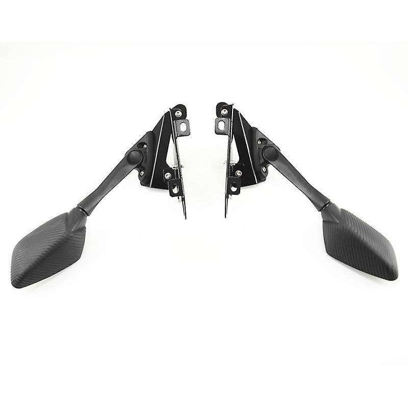 Motorcycle Carbon Fiber Front Rearview Mirrors with Bracke for Nmax155 N-Max 155