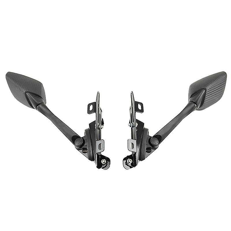 Motorcycle Carbon Fiber Front Rearview Mirrors with Bracke for Nmax155 N-Max 155