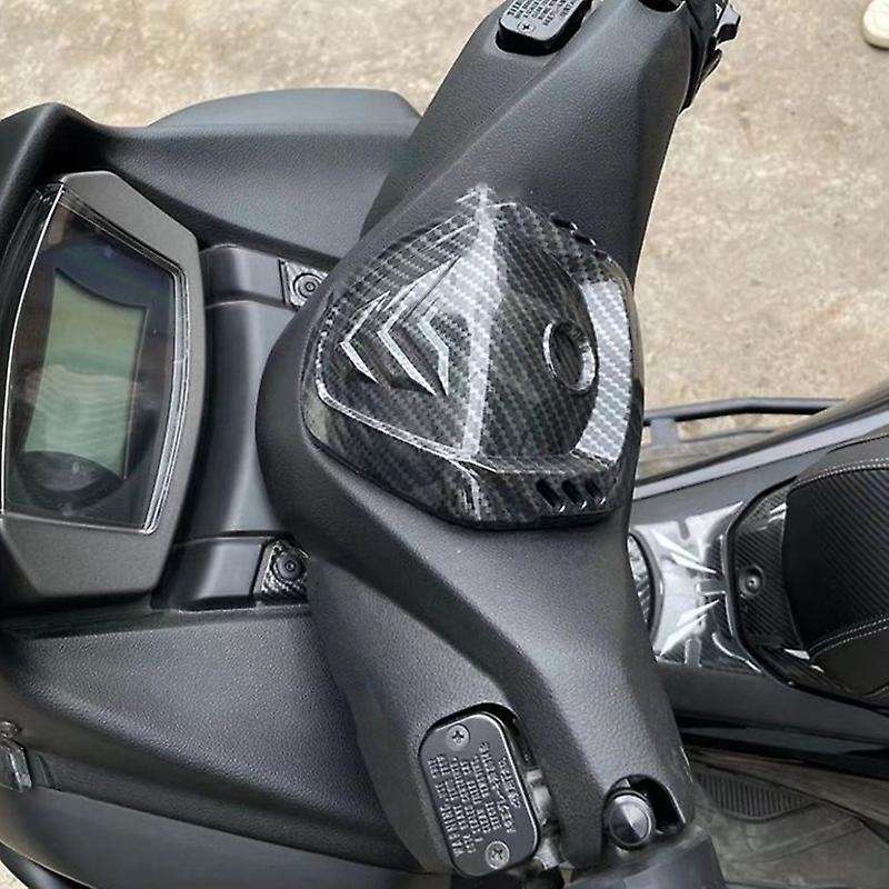 Motorcycle Carbon Fiber Front Mask Shell Cap Handle Head Upper Center Cover for NMAX155 NMAX 155 202