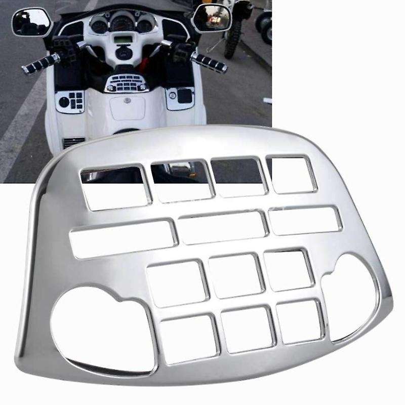 Motorcycle Cd Radio Accent Panel Fairing Control Panel Trim Frame Cover Decorations for GL1800 2001-