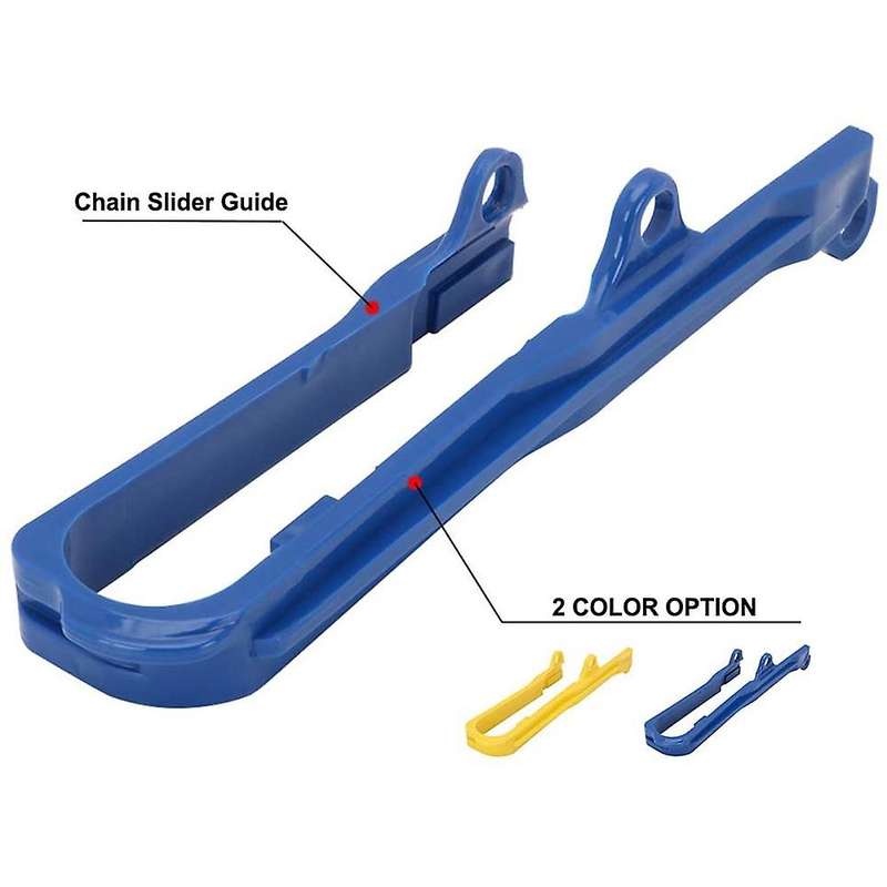 Motorcycle Chain Guide Slider Swingarm Protector for DRZ400 DRZ400E DRZ400S 2000-2018 - Blue