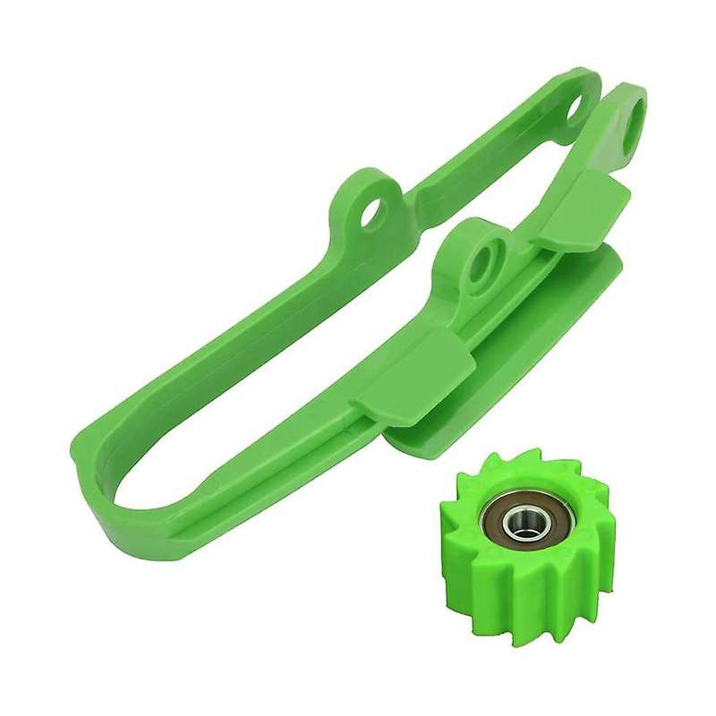 Motorcycle Chain Slider Swingarm Guide Lower Roller for KXF250 KXF450 2009-2016-Green