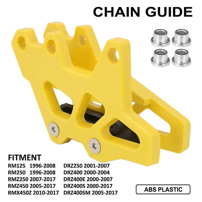 Motorcycle Chain Slider Guide Protector + Chain Guide Guard ABS Plastics for -Z400 -Z400E -Z400S 200