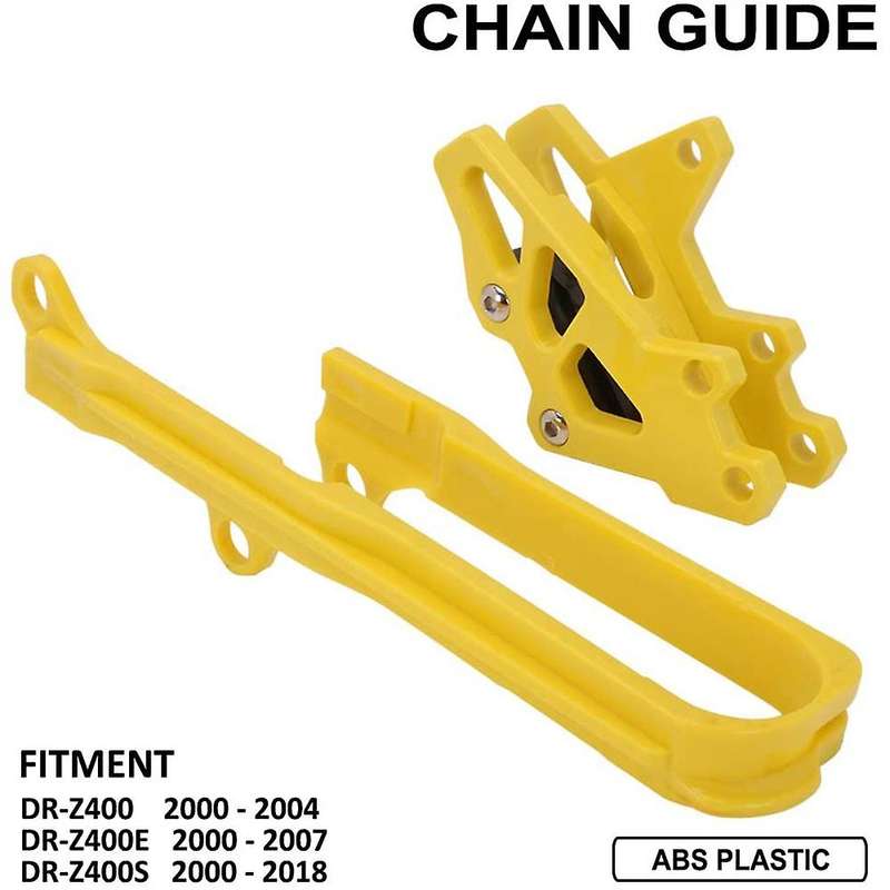 Motorcycle Chain Slider Guide Protector + Chain Guide Guard ABS Plastics for -Z400 -Z400E -Z400S 200