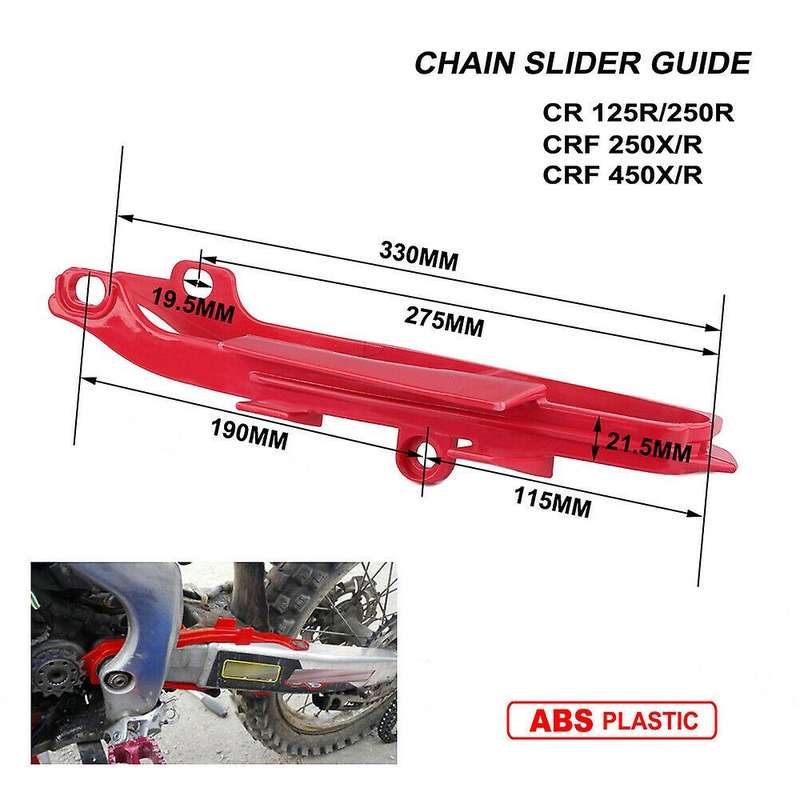 Motorcycle Chain Slider Guide Protector+Chain Guide Guard for CR125R CR250R CRF250R CRF450R CRF250X