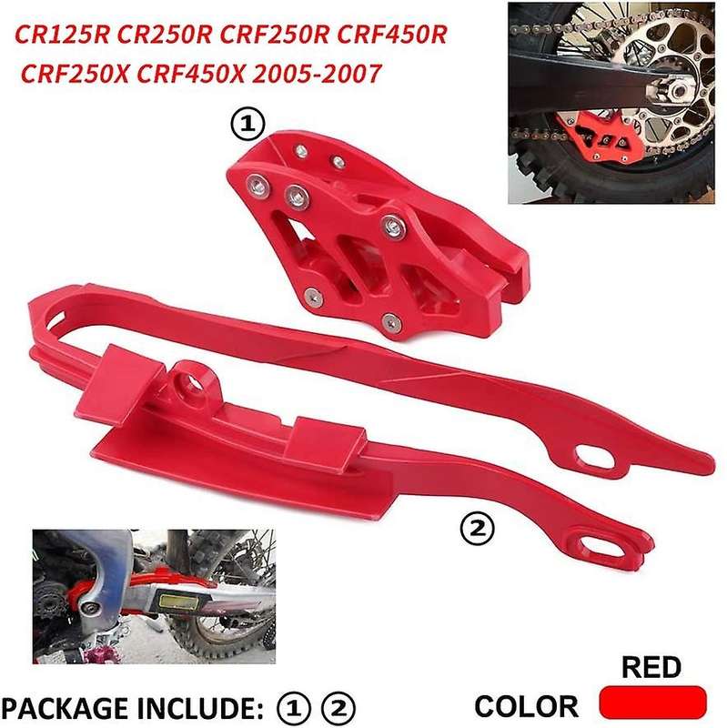 Motorcycle Chain Slider Guide Protector+Chain Guide Guard for CR125R CR250R CRF250R CRF450R CRF250X