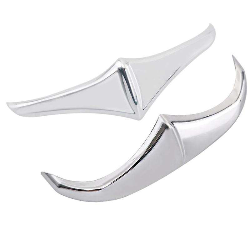 Motorcycle Chrome Front Rear Trailing Leading Edge Tip Trim Accent for Road Glide Road Street Glide