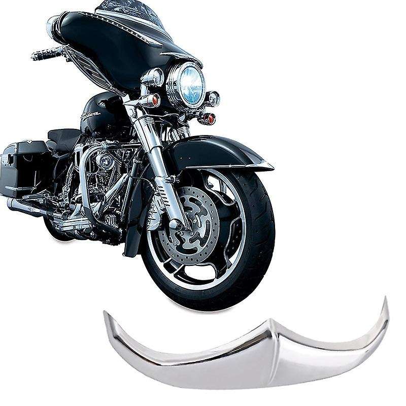 Motorcycle Chrome Front Rear Trailing Leading Edge Tip Trim Accent for Road Glide Road Street Glide