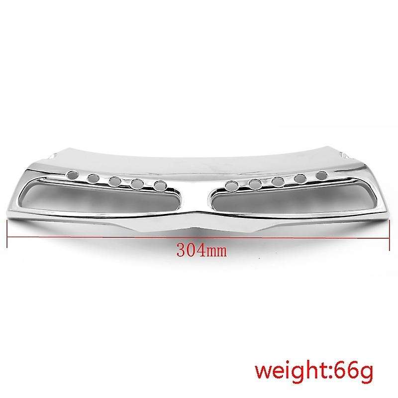 Motorcycle Chrome ABS Plastic Fairing Headlight Lower Grill for Goldwing GL1800 2001-2011
