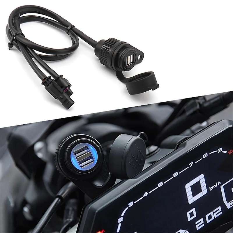 Motorcycle Charger Adapter Power Supply Socket Usb Dual Port for F650gs F750gs F700gs F850gs F800gs