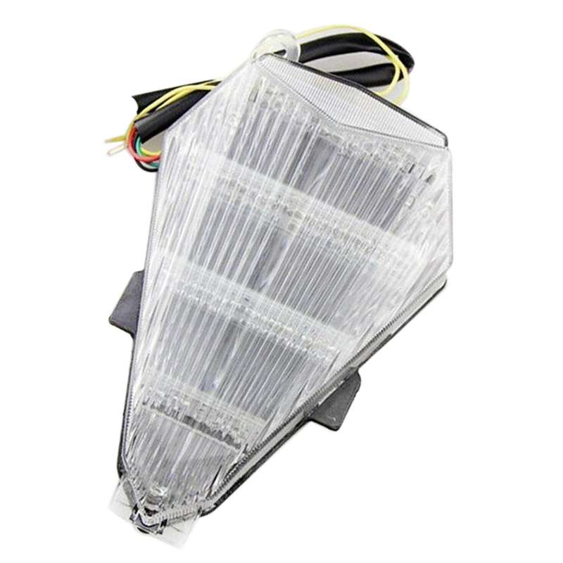 Motorcycle Clear Brake LED Tail Light Turn Signal for YZF-R6 2006-2013