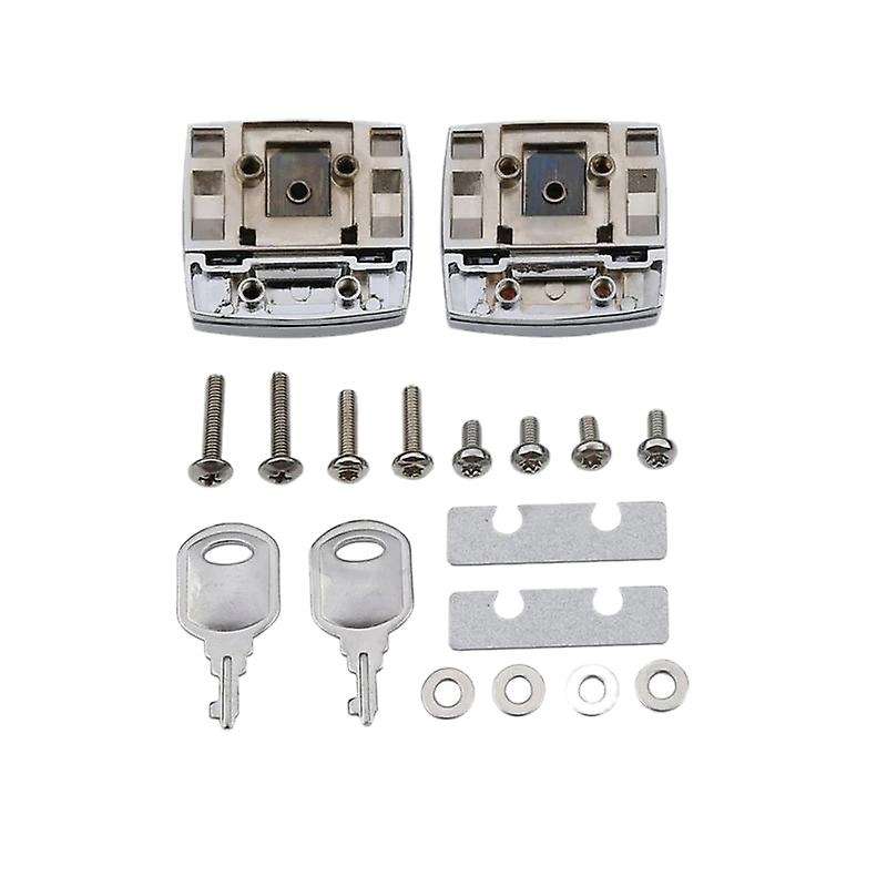 Motorcycle Chrome Tour Pack Pak Latch Cover Kits for Touring Ultra Glide Road 88-13