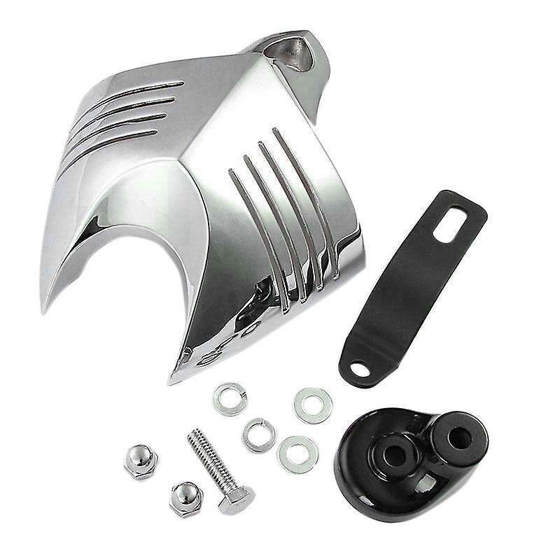 Motorcycle Chrome Horn Cover Cowbell for Street 2006-2011