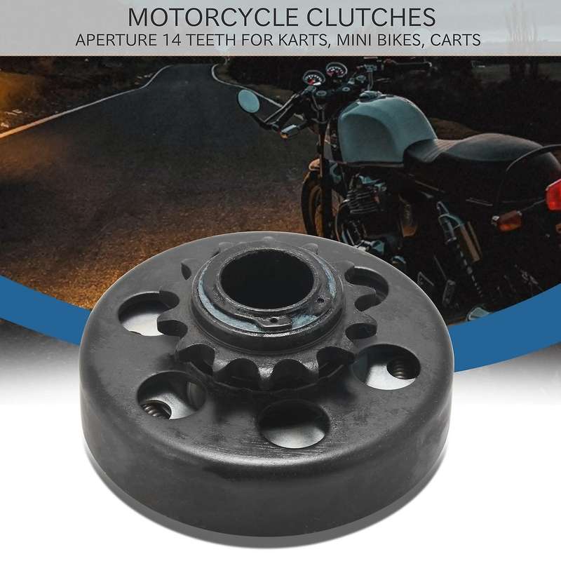 Motorcycle Clutch Centrifugal Clutch 40 / 41 / 420 Chain Clutch 1 Inch Bore 14 Teeth for Go Karts