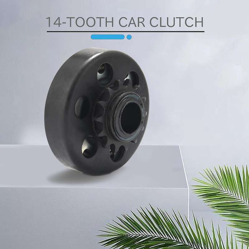 Motorcycle Clutch Centrifugal Clutch 40 / 41 / 420 Chain Clutch 1 Inch Bore 14 Teeth for Go Karts