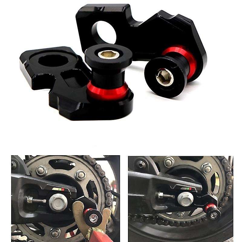 Motorcycle Cnc Aluminum Chain Adjuster Block Rear Swingarm Spools for Honda Cb650f Cbr650f 2014-201