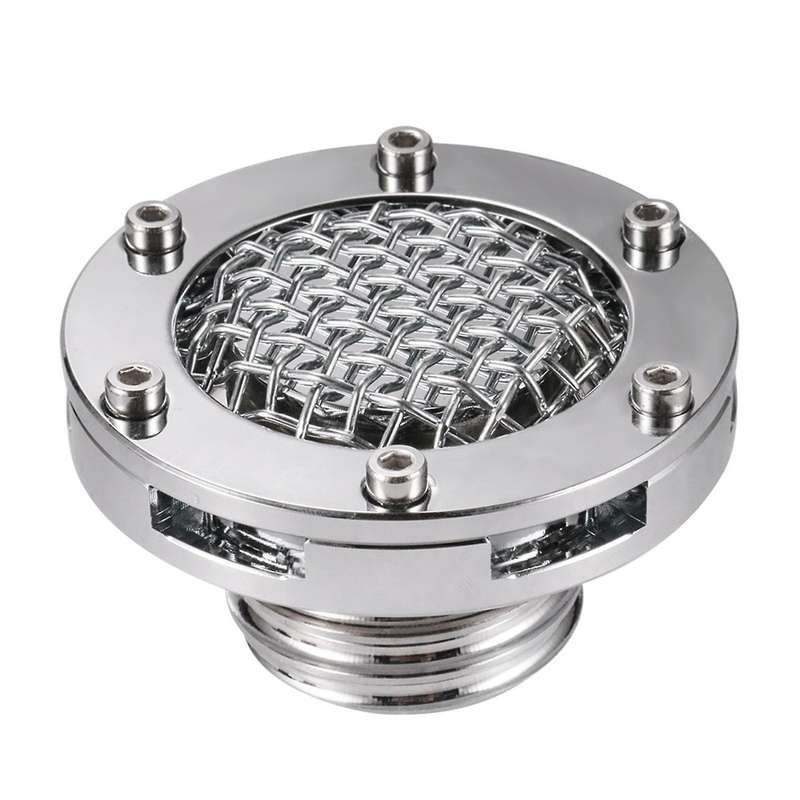 Motorcycle CNC Aluminum Oil Gas Fuel Tank Cap Mesh Fuel Gas Cover for XL 883 1200 Softail Breakout C