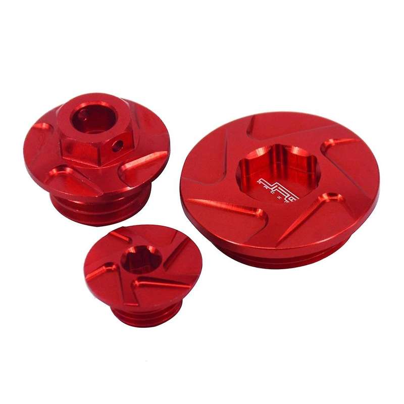 Motorcycle CNC Engine Oil Timing Screw Filter Plugs Screw for CRF150R/250R/450R/450X