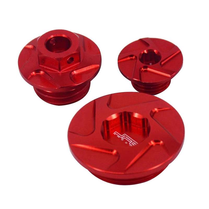 Motorcycle CNC Engine Oil Timing Screw Filter Plugs Screw for CRF150R/250R/450R/450X