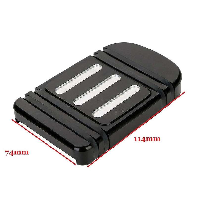 Motorcycle CNC Brake Pedal Pad Cover for Softail Touring Street Glide Road Road Trike FLD